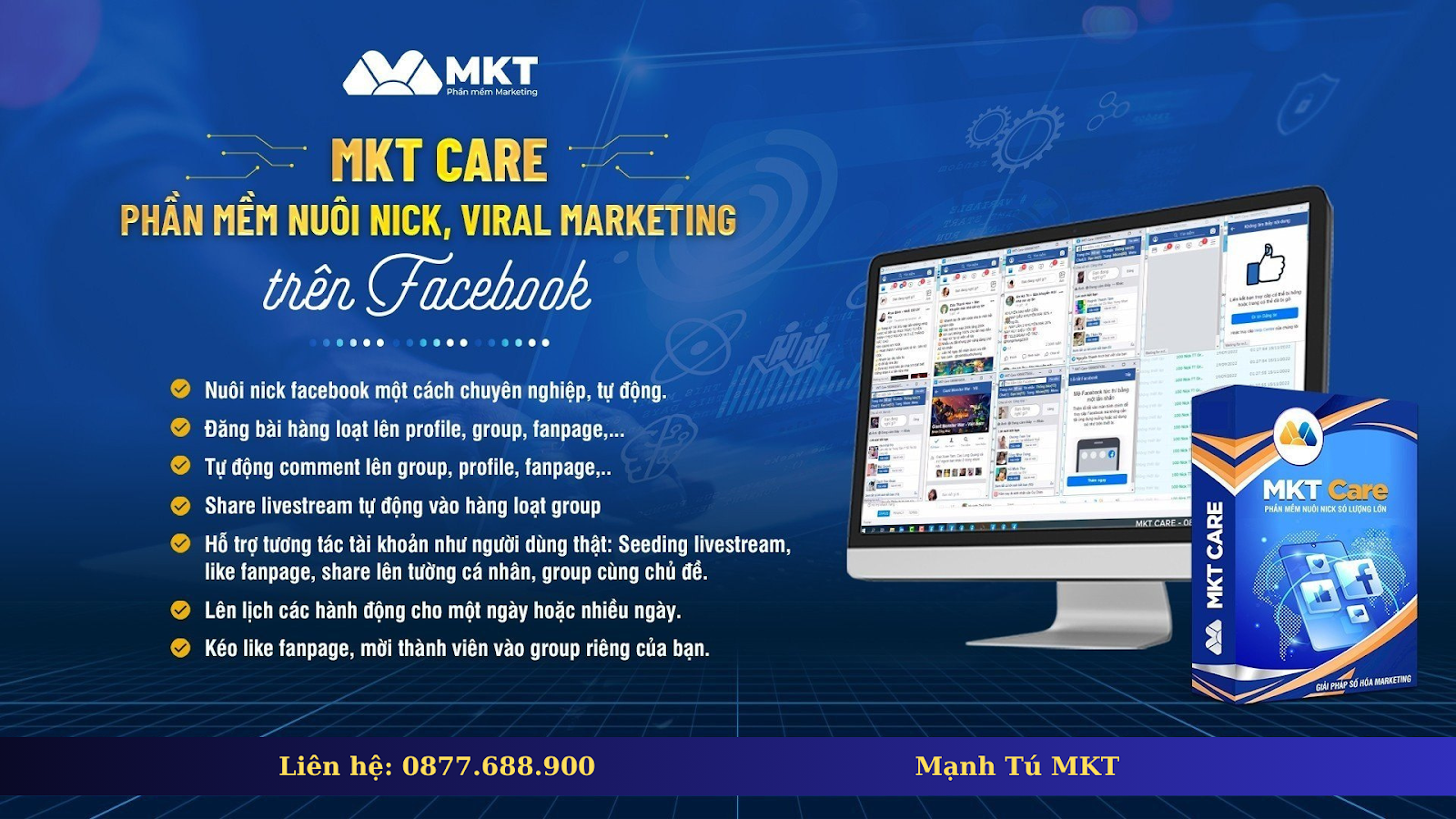MKT Care: Giải Pháp Quản Lý Tài Khoản Facebook Chuyên Nghiệp