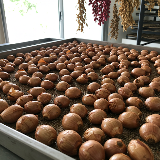 Curing and Storing Shallots for Long-Term Use