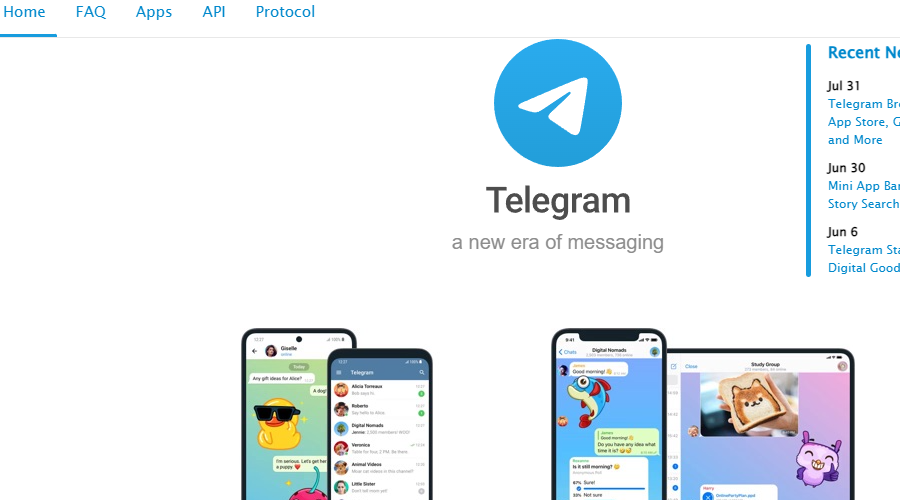 Telegram is a powerful messaging service with a desktop version 