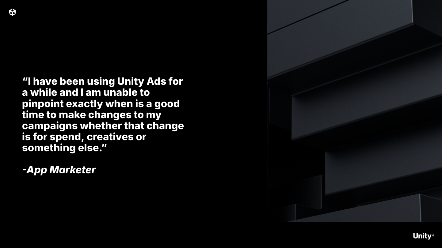 Unity Ads ROAS Campaigns Optimization