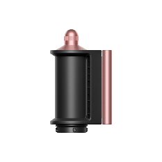 A black and pink object with a black background  Description automatically generated