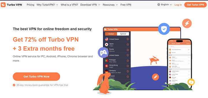 Turbo VPN: The Ultimate Secure VPN Proxy