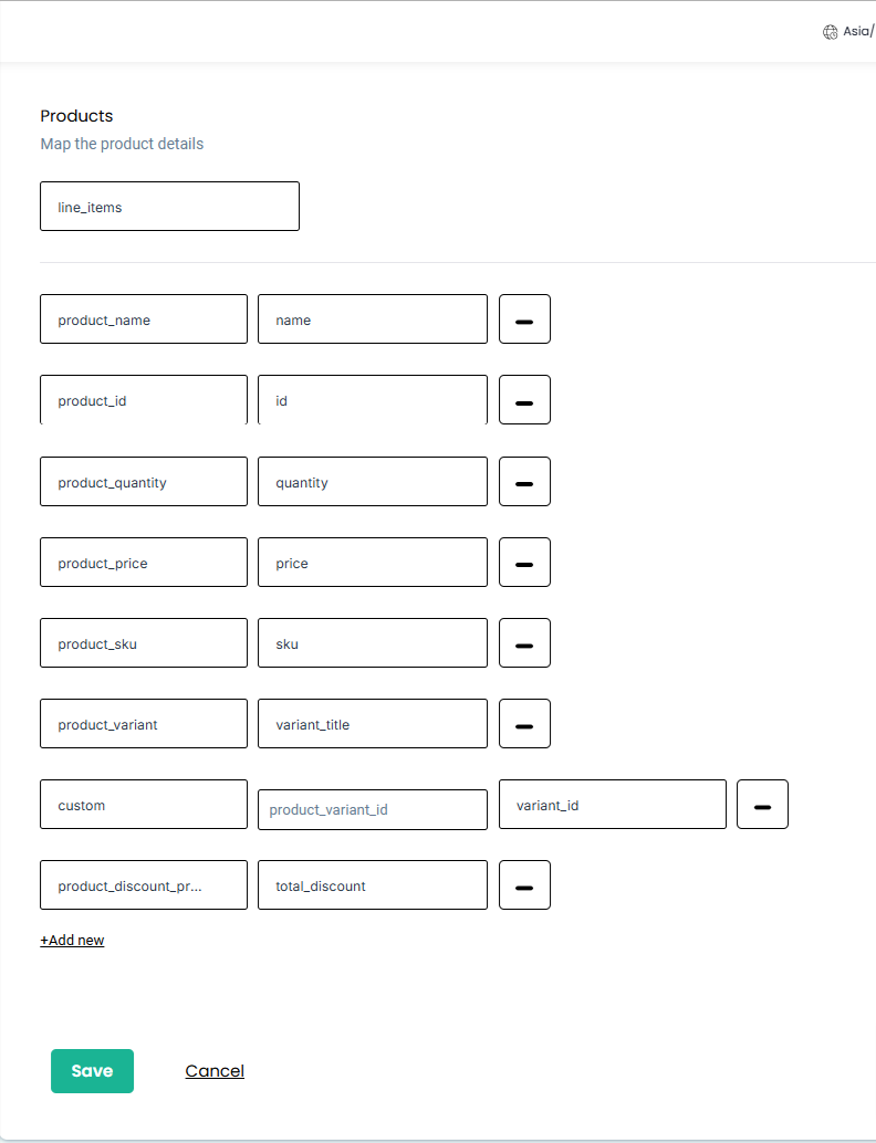 Event Configuration