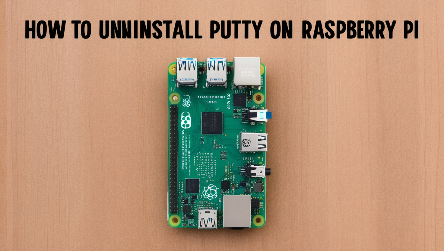 How Do I Uninstall PuTTY on a Raspberry Pi