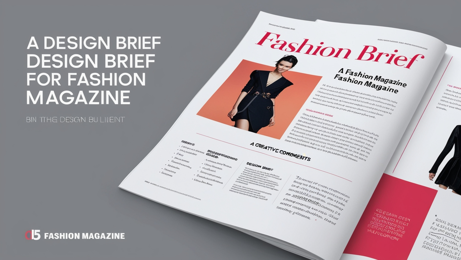 Design Brief for Fashion Magazine
