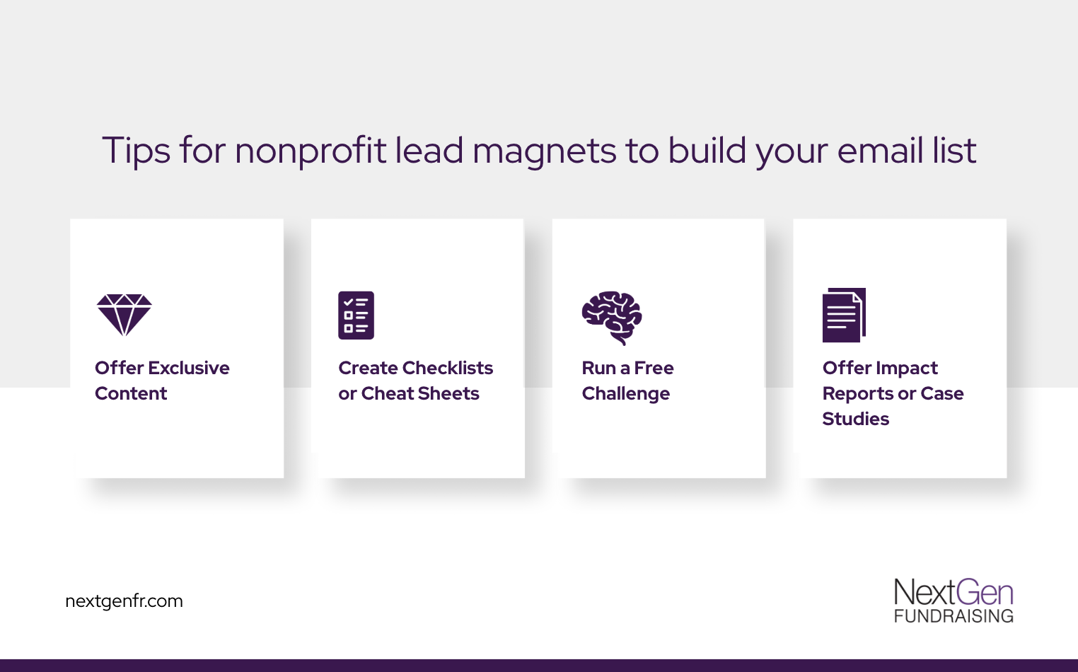 Tip for nonprofit email marketing
