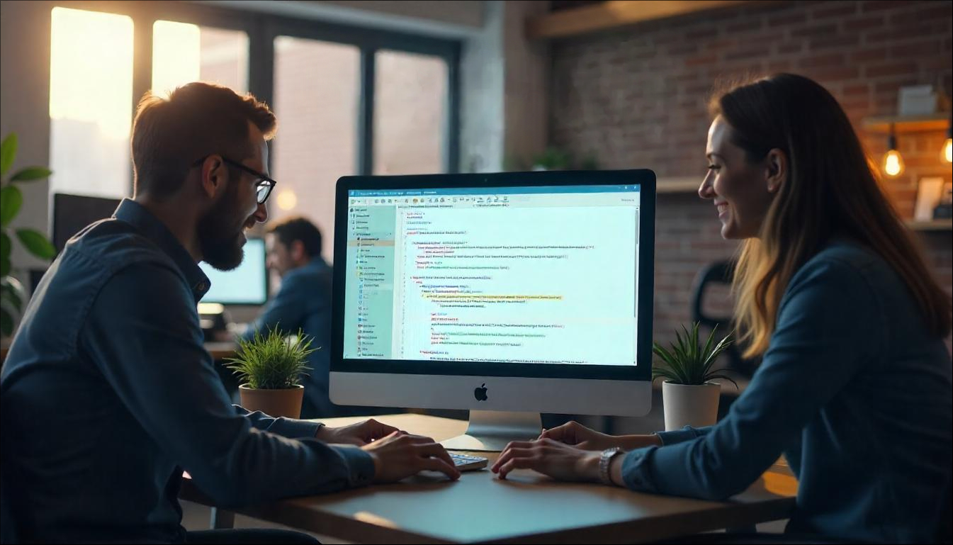 Cross-functional team members collaborating on Gherkin BDD specifications