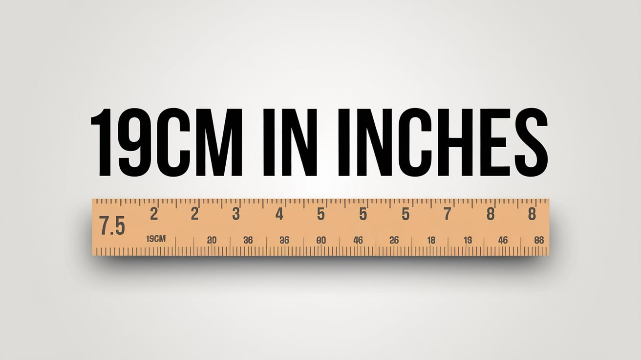 19cm in Inches