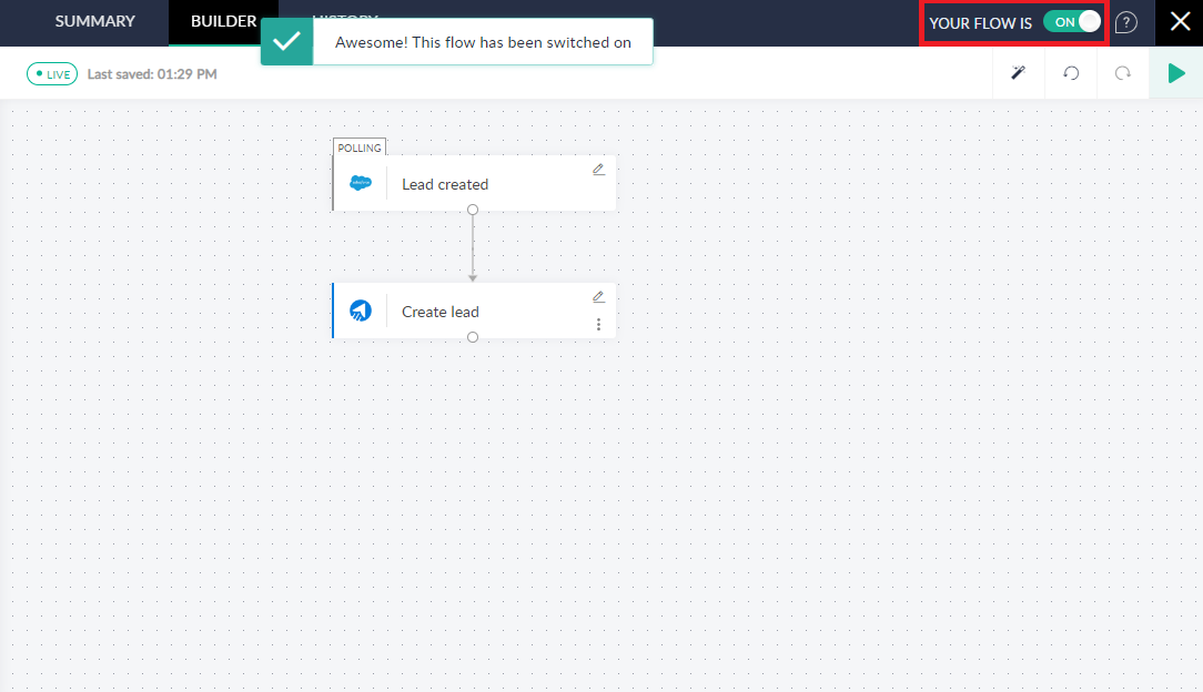 Switching on the Zoho Flow