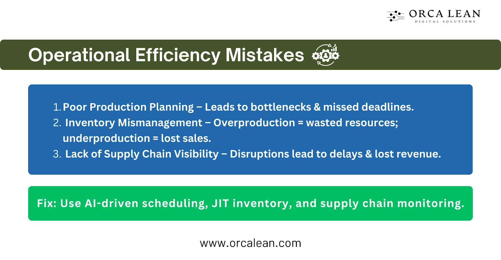 Operational Efficiency Mistakes