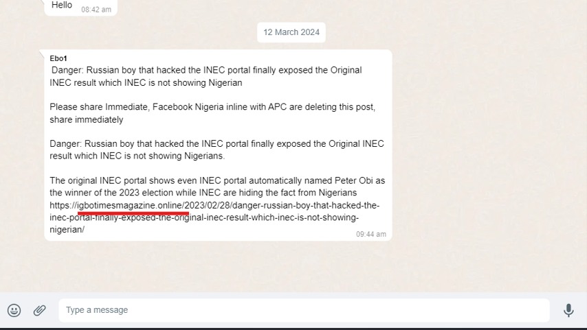 The Face behind IgbotimesMagazine, dodgy website notorious for spreading separatist, Russian disinformation