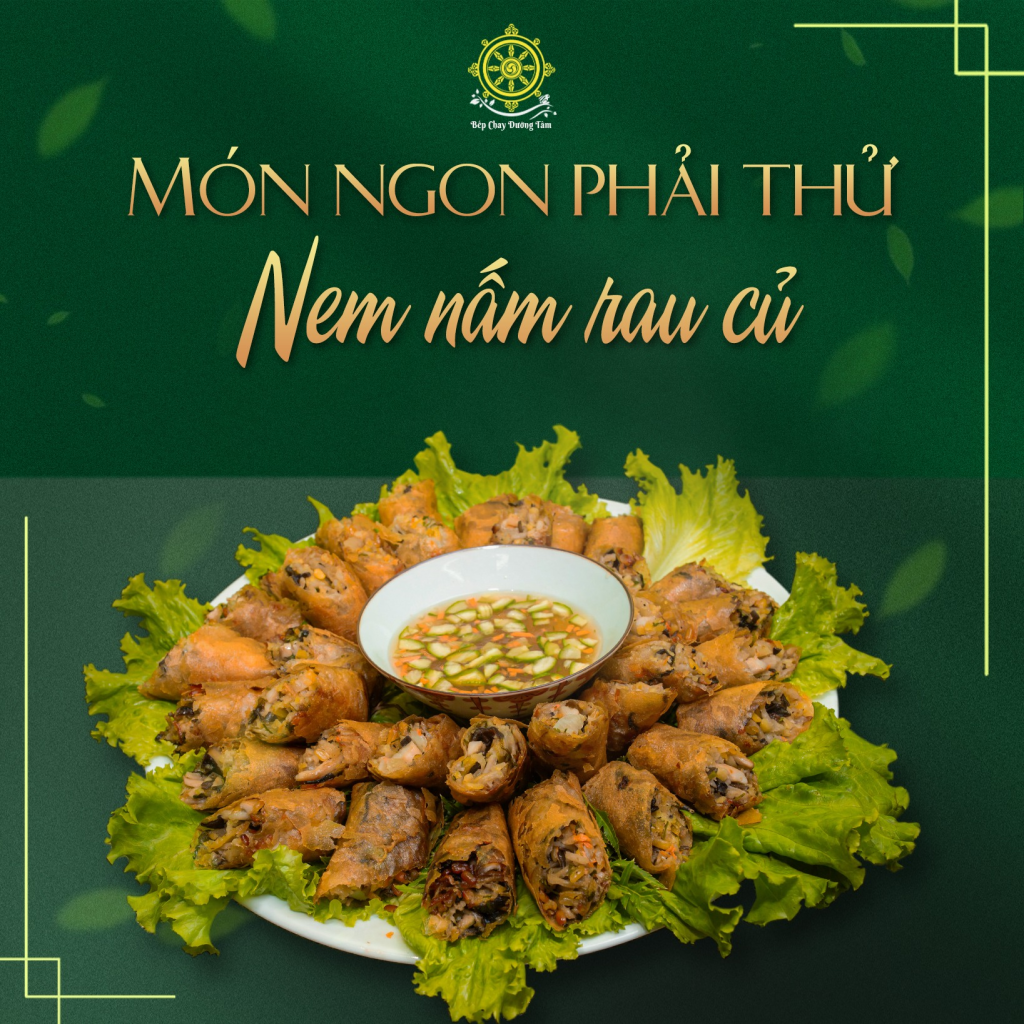 nem chay bếp chay dưỡng tâm - cashplus