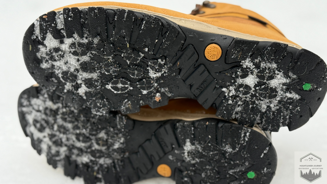 View Of the Timberland Mt Maddsen Outsole with lug pattern