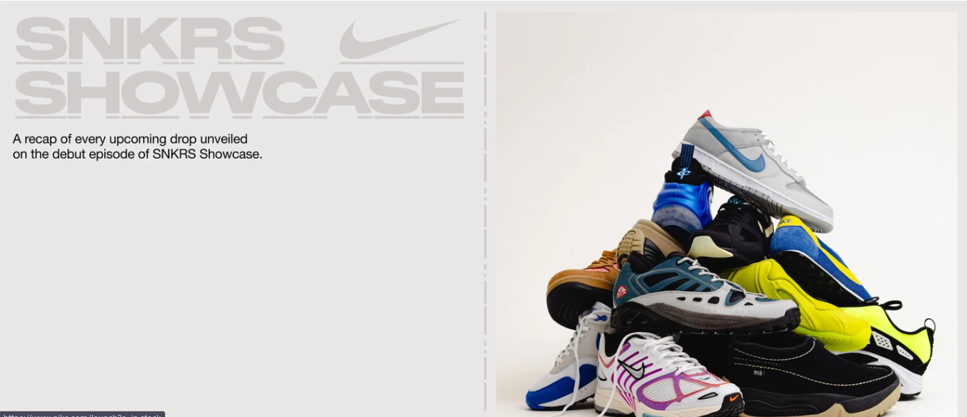 Nike SNKRS display ad