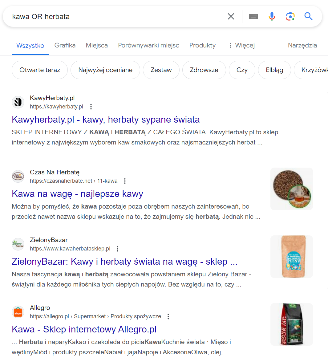 Operator Google  - OR