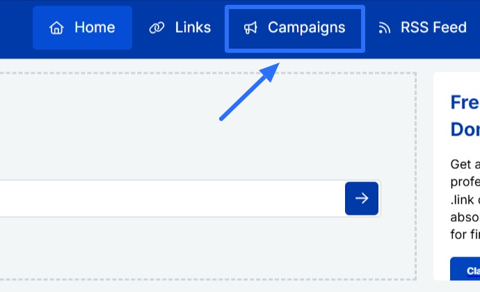 Click on campaigns