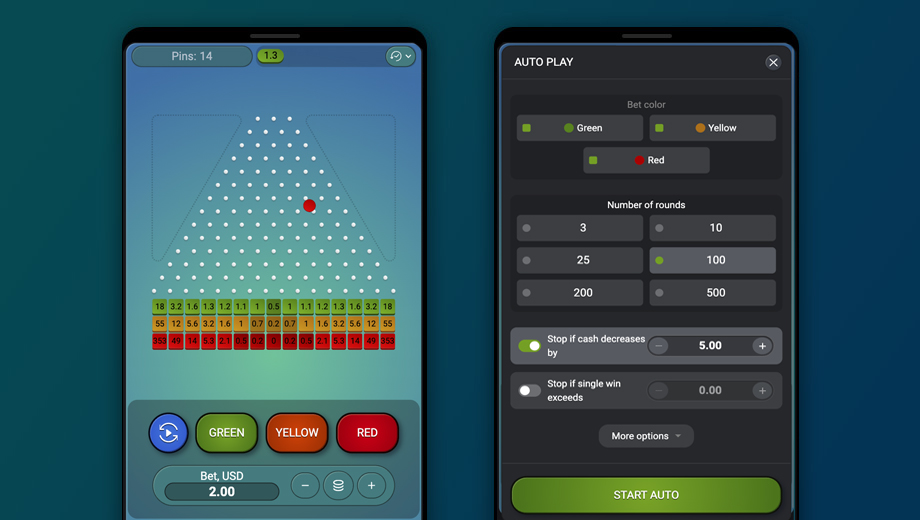 Plinko Spribe Version mobile