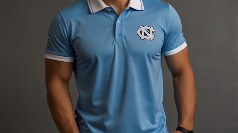 Men UNC Blue Polo Shirt Temu 3X