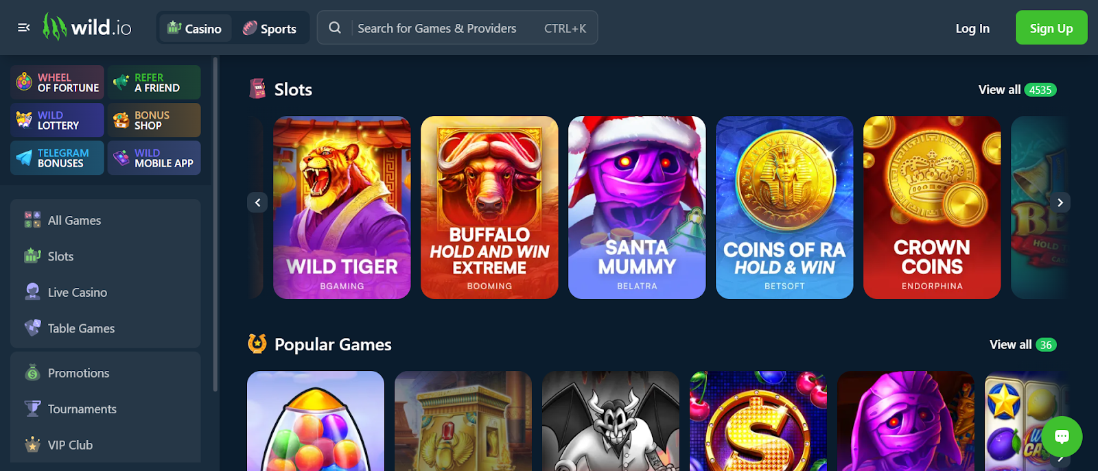 wild.io litecoin casino