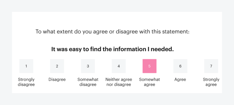 An example of a CES rating, that can be embedded at the end of a knowledge base article. 