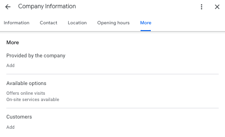 google my business positioning