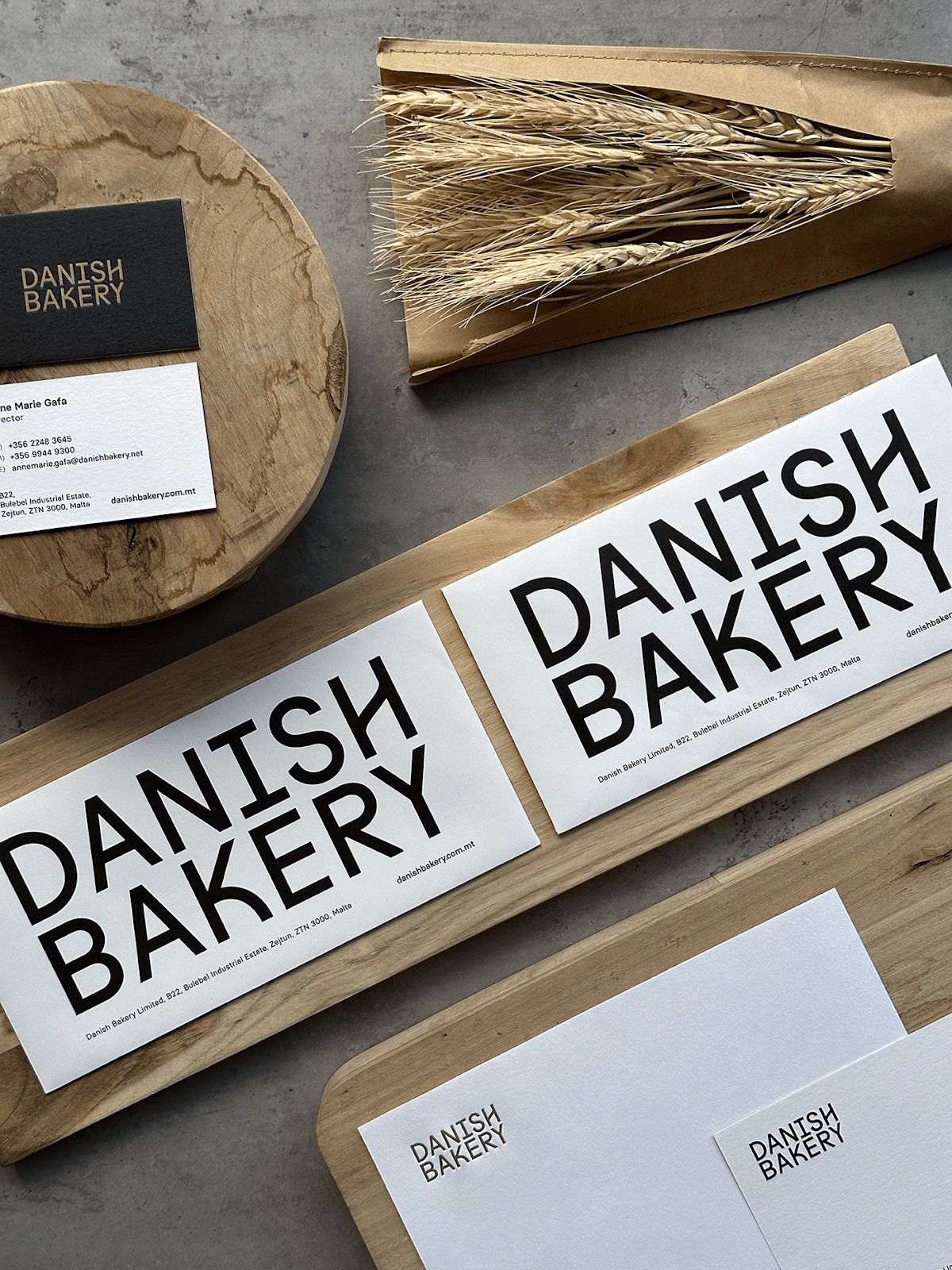 Image from the Danish Bakery’s Branding & Visual Identity by Redorange Malta article on Abduzeedo