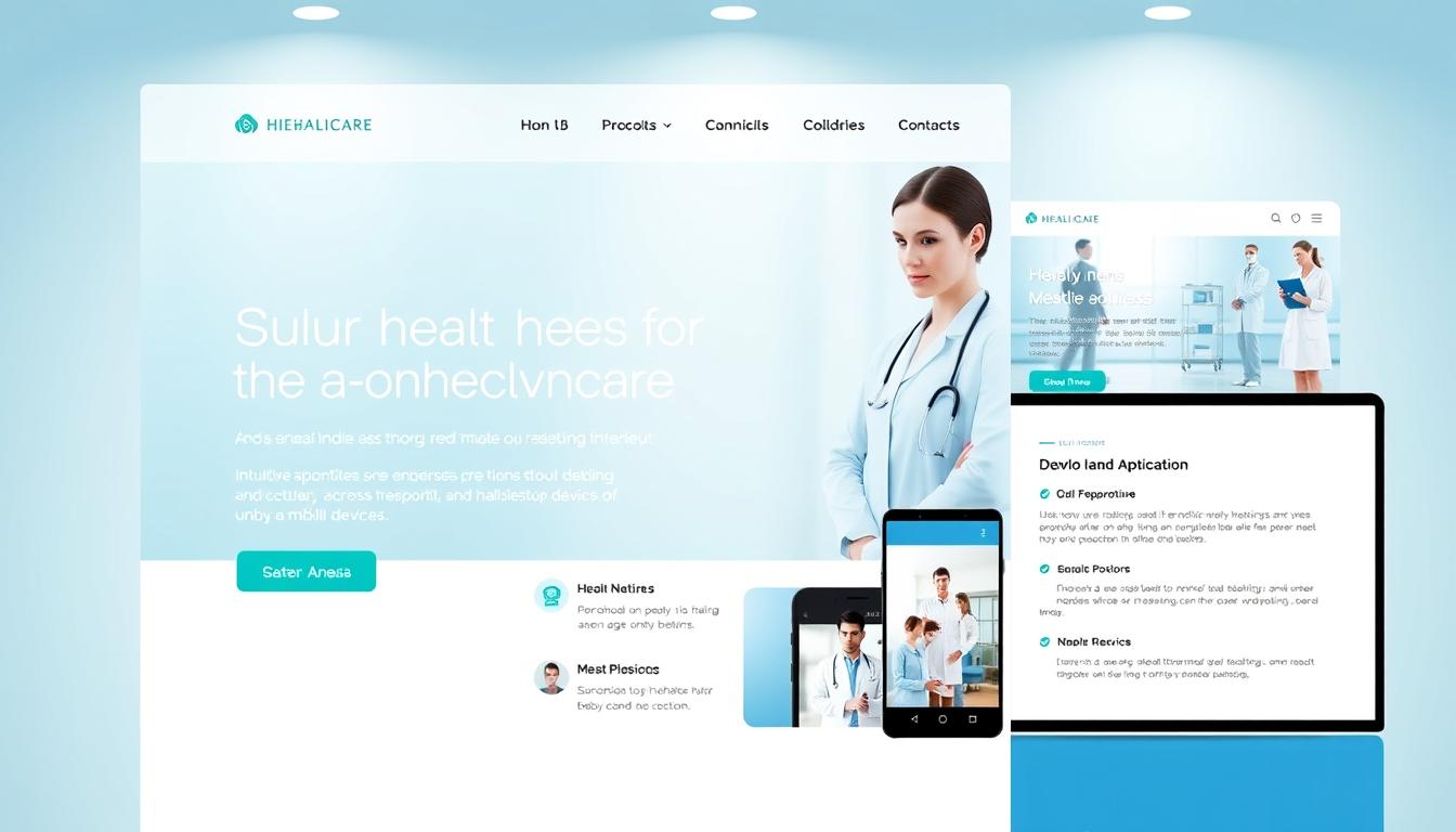 What features should healthcare websites have?