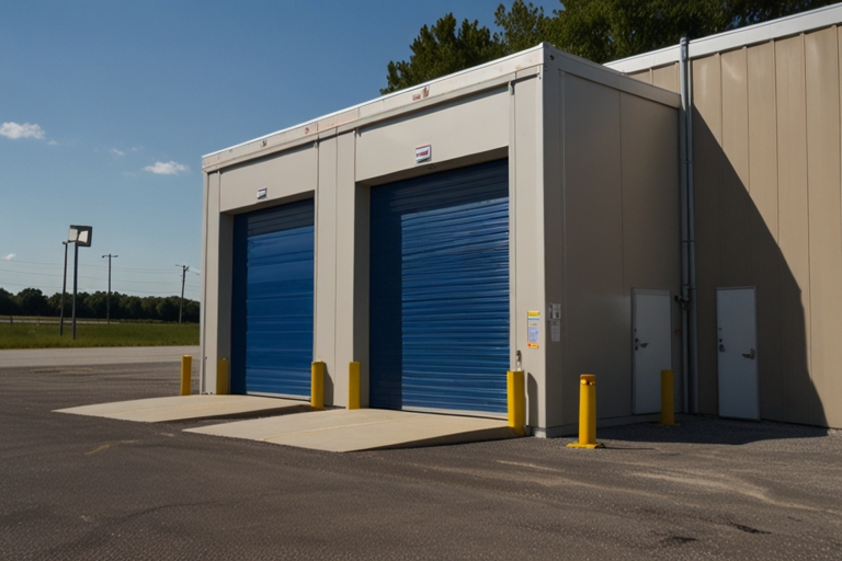 10 x 40 Loading Dock with Climate Control Storage