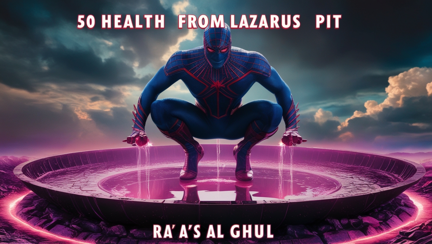 50 Health from Lazarus Pit