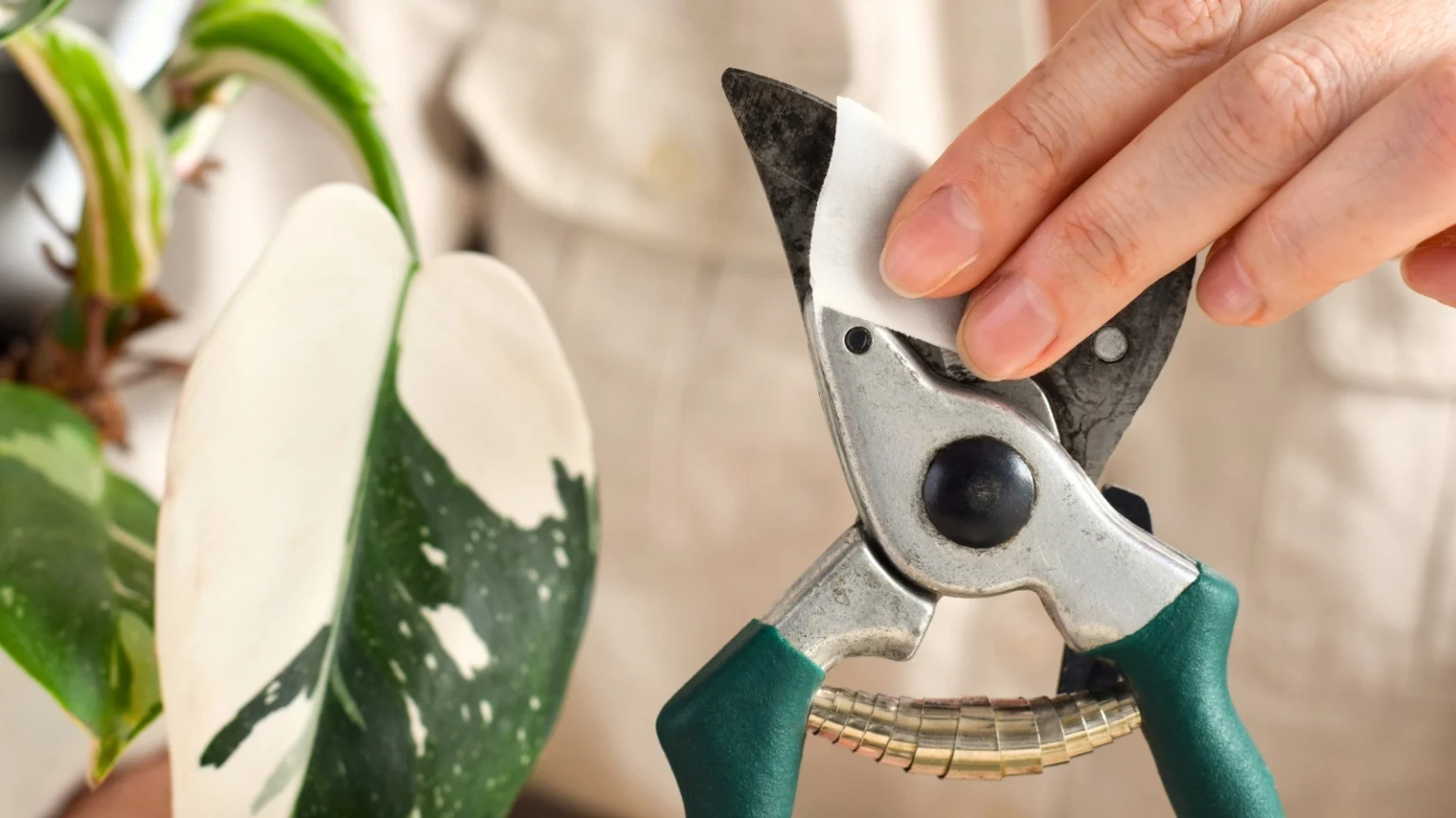 Sanitize tools after use to prevent pest and diseases from spreading across your plant. This could be a garden tool mistake you are probably making