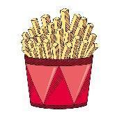 French Fries/ Chips - Illustration/ Clipart Stock Illustration -  Illustration of design, chips: 167808384