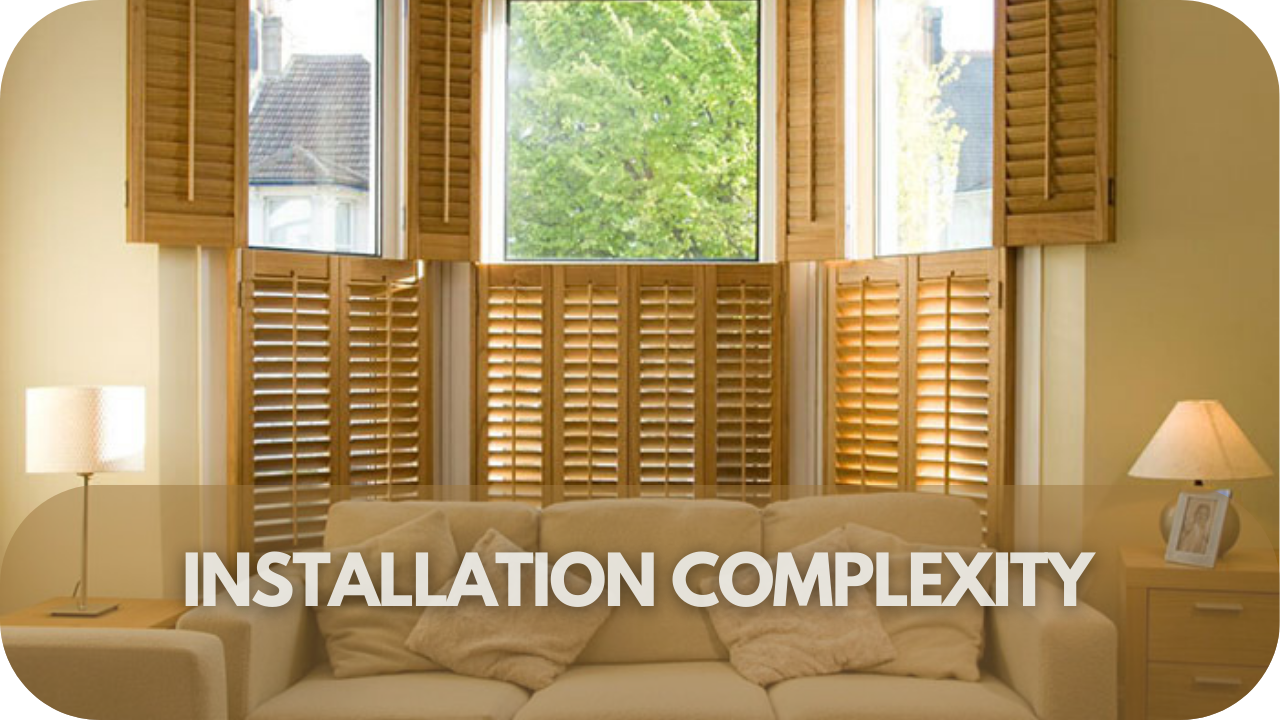 Learn about the challenges of installing plantation shutters.