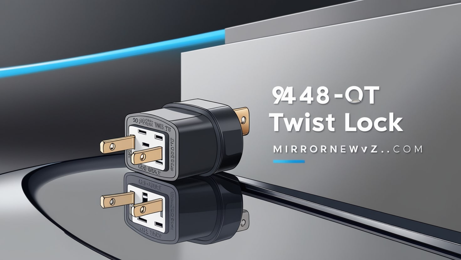 90 Degrees Twest Lock 240V l 14-30C Outlet Plug