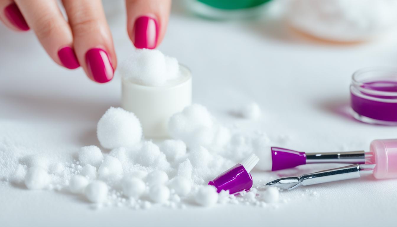 DIY manicure preparation