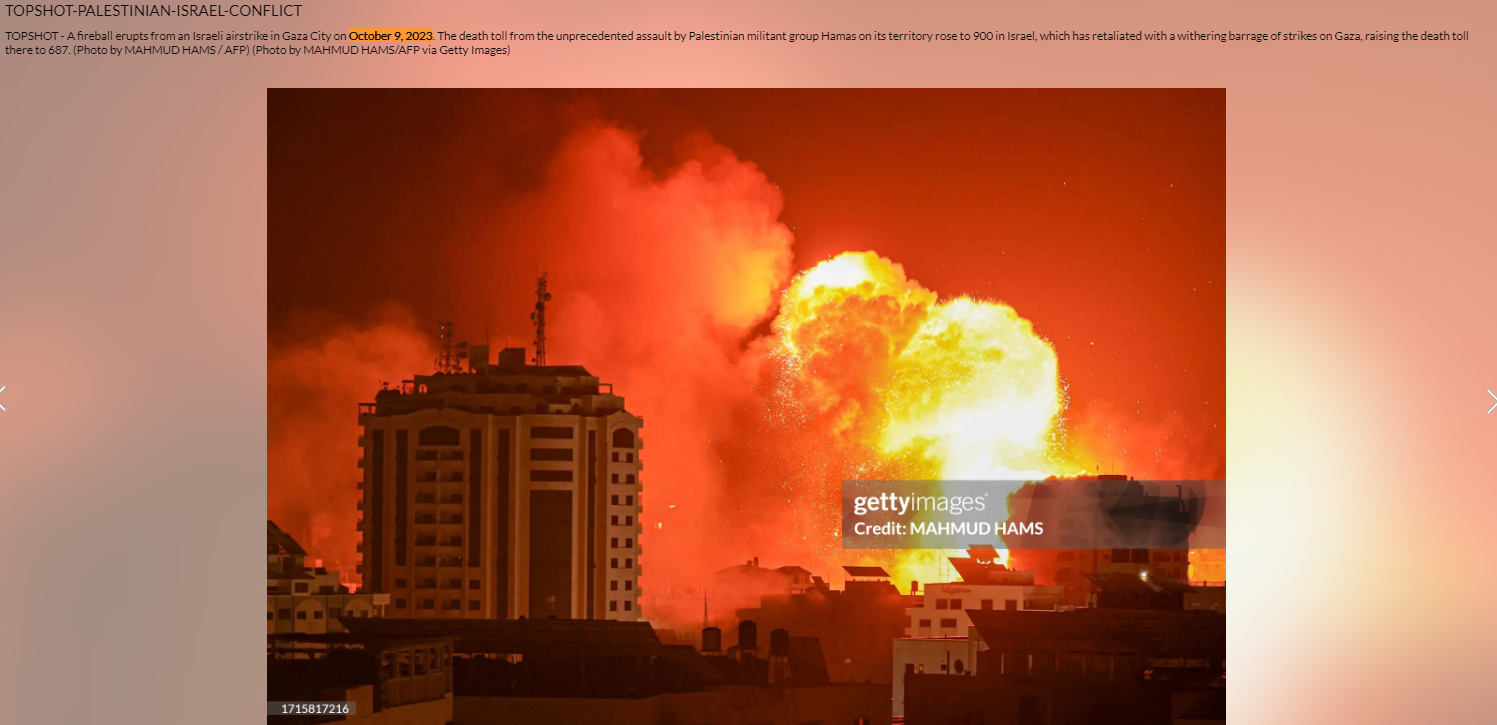 Old Photo Depicts Israeli Airstrike on Gaza, Not Lebanon