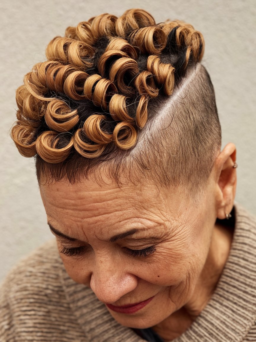 11. Tapered Natural Curls