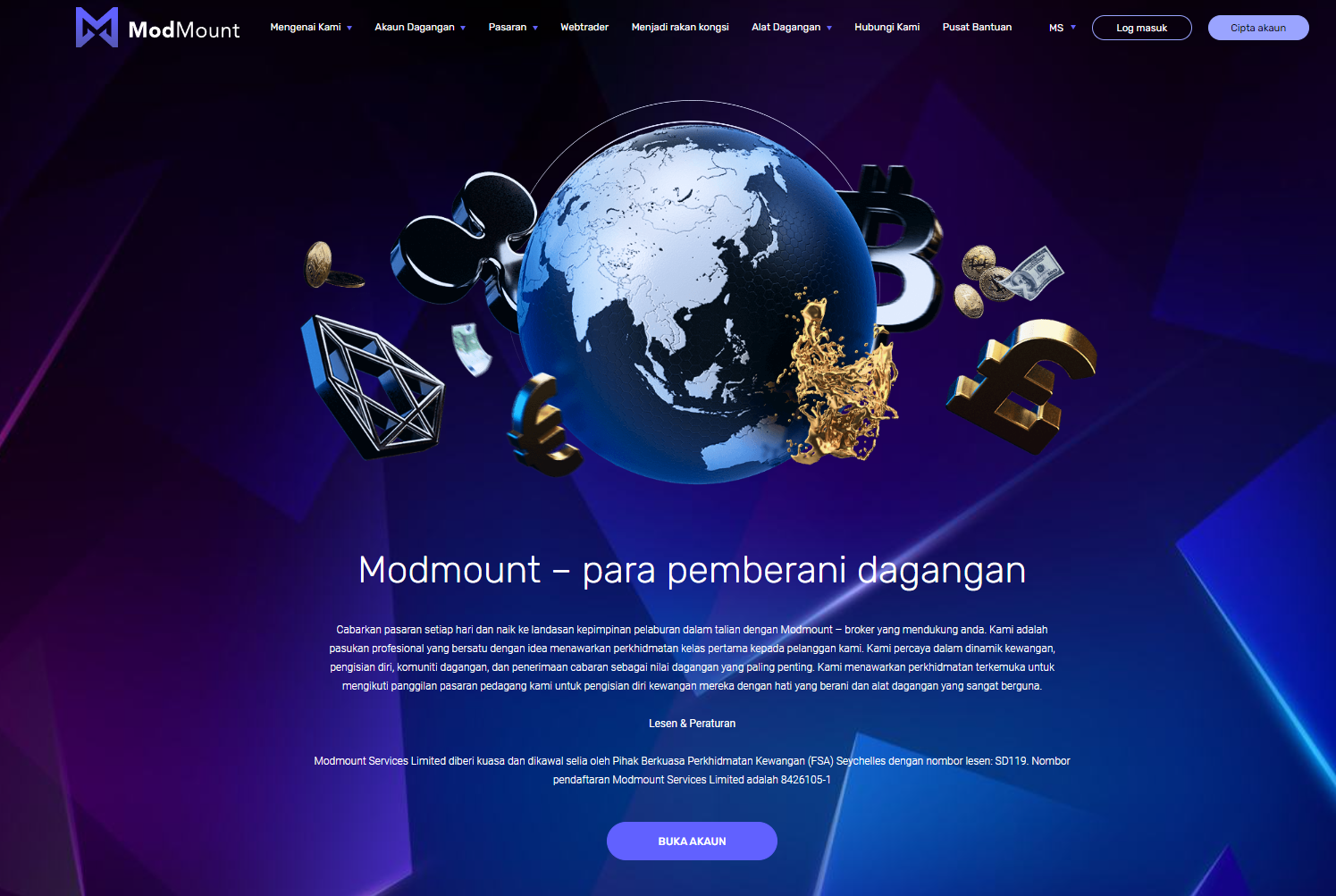 Modmount adalah broker yang selamat dan boleh dipercayai