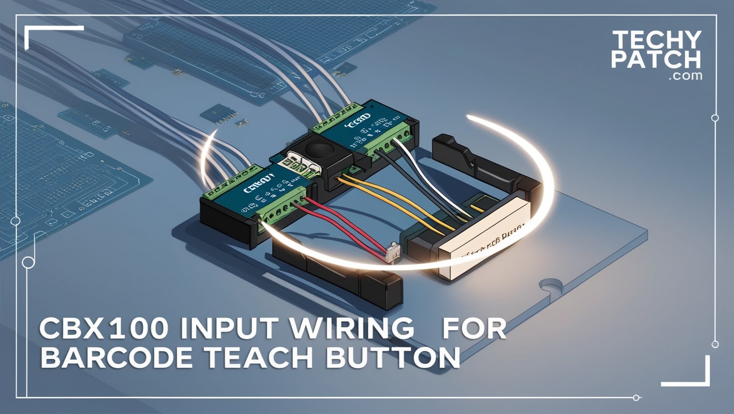 Wiring CBX100 Input For A Barcode Teach Button