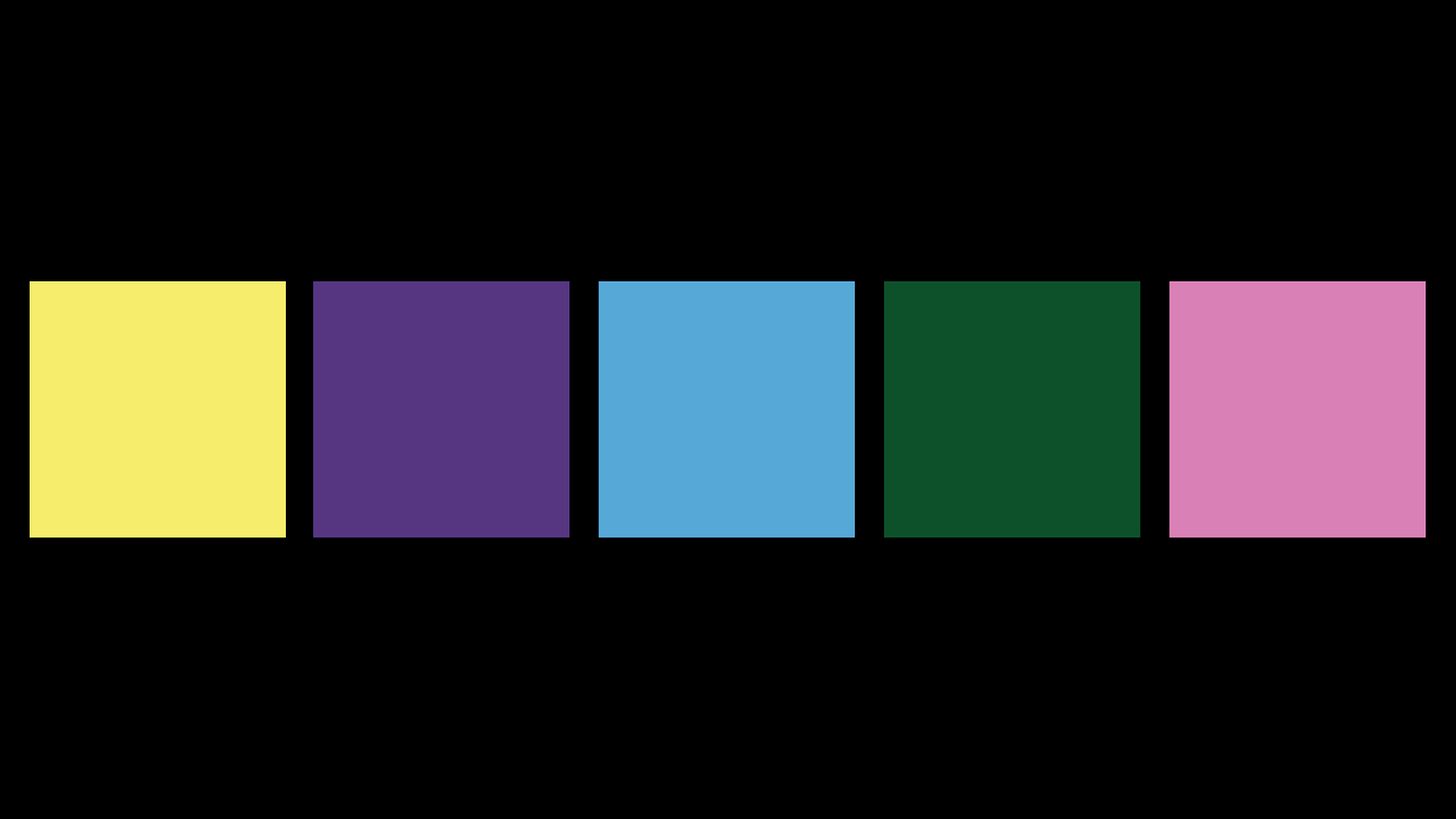 A row of squares in different colors

AI-generated content may be incorrect.