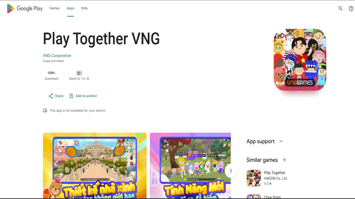 Download Play Together from Google Play Store