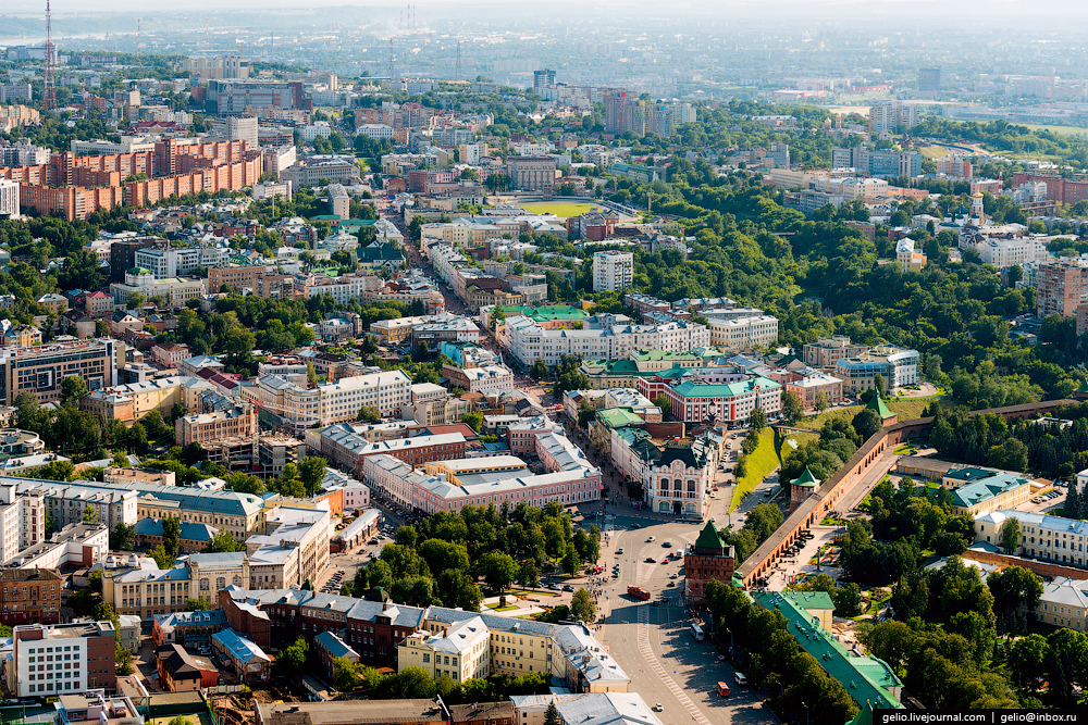 Фотография Нижнего Новгорода.