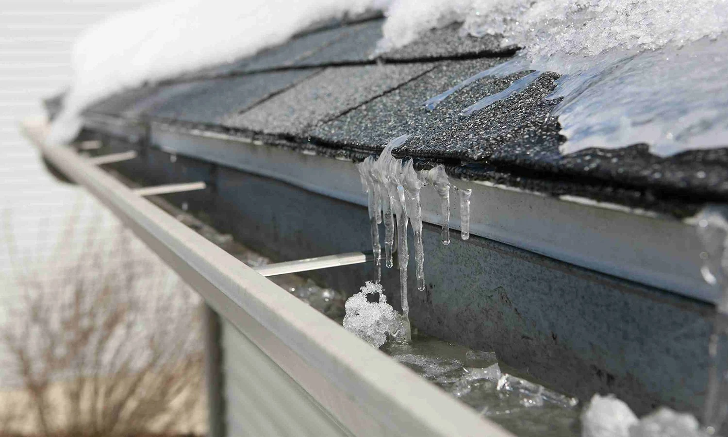 Monitor Roofs and Gutters for Ice Dams