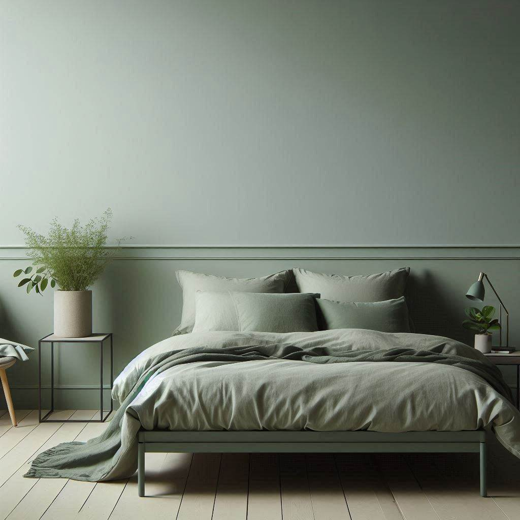 Green Bedroom Interior Design