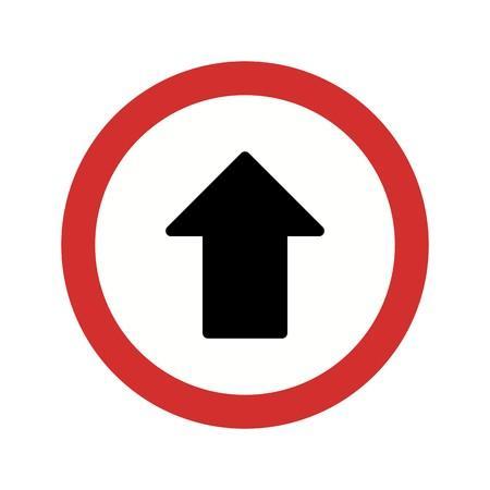 Vector Go Straight Ahead Icon Sign Icon Vector Illustration For Personal And Commercial Use... Clean Look Trendy Icon... Royalty Free SVG, Cliparts, Vectors, And Stock Illustration. Image 126859258.