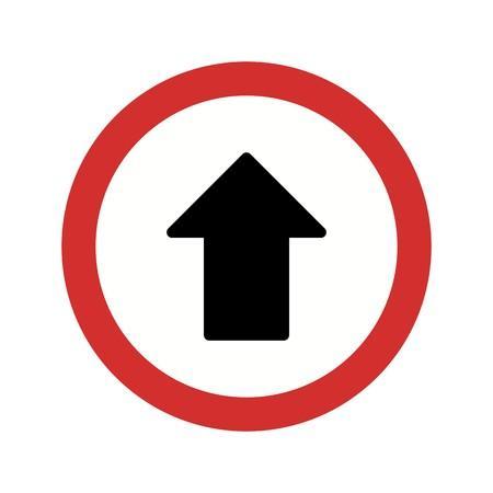 Vector Go Straight Ahead Icon Sign Icon Vector Illustration For Personal  And Commercial Use... Clean Look Trendy Icon... Royalty Free SVG, Cliparts,  Vectors, And Stock Illustration. Image 126859258.