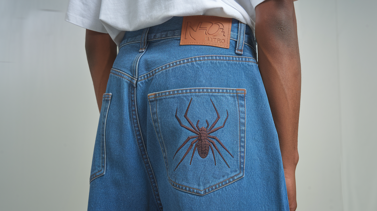 BDG Nitro Spider Embroidered Baggy Fit