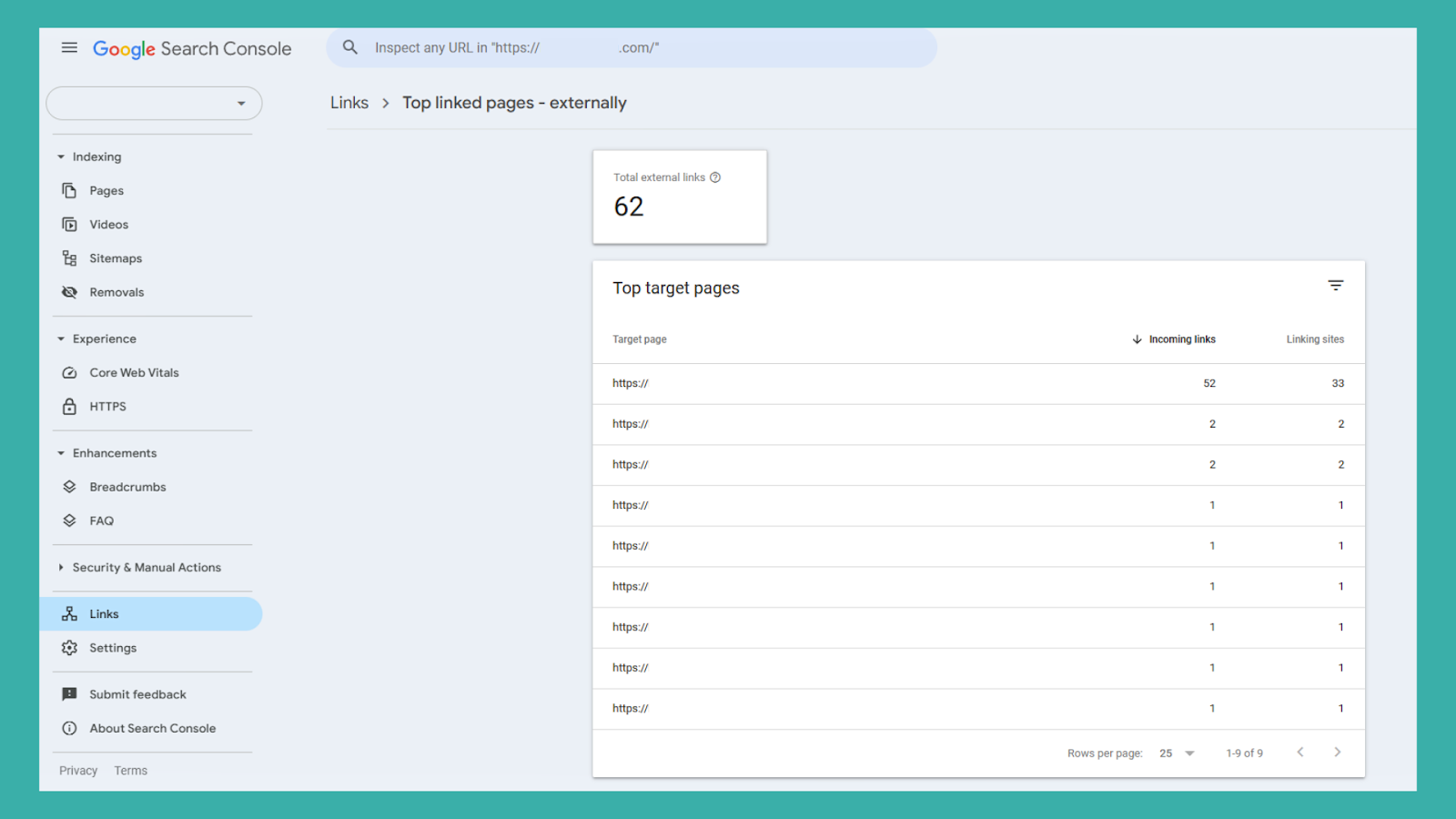 SEO performance report on a dashboard, showcasing backlink analysis and its impact on search rankings.