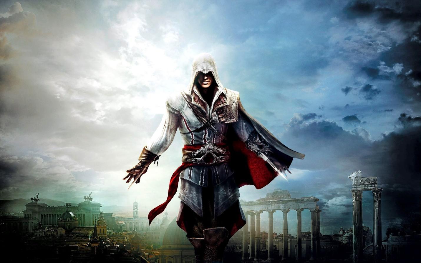 The Official Picture of Assassin’s Creed with its character