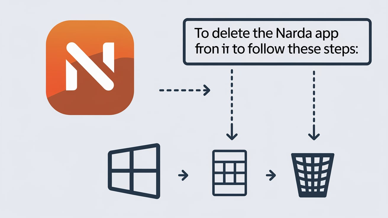 How to Delete Narda App on PC Computer