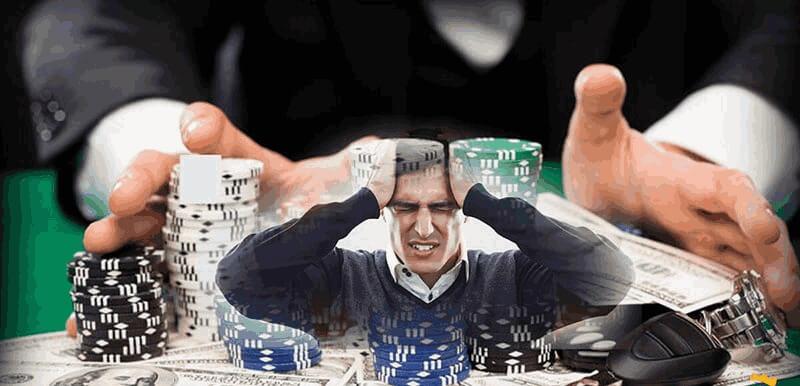 What should one do if they notice someone who appears to be addicted to gambling?